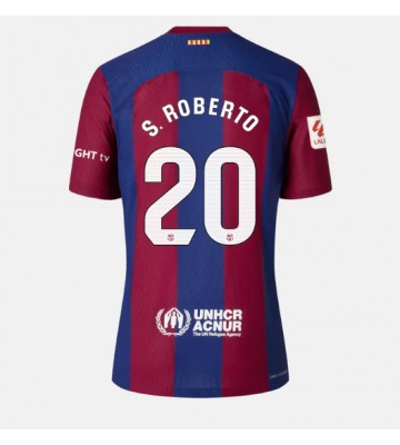 Barcelona Sergi Roberto #20 Primera Equipación Mujer 2023-24 Manga Corta